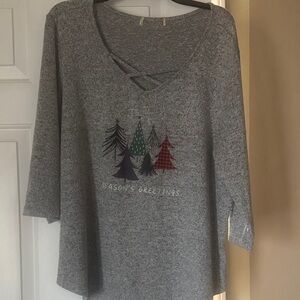 Gray Holiday Tree Top
